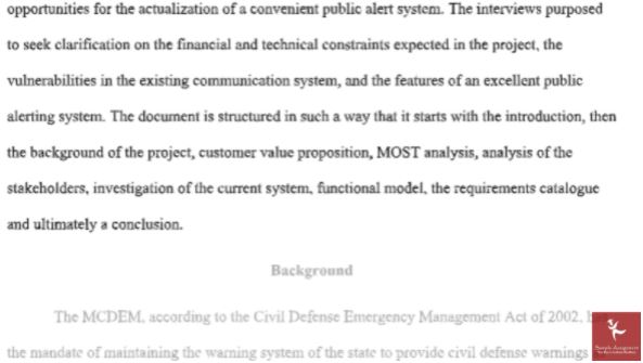 sample emergency management homework help