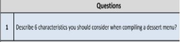 sithpat006 produce desserts assessment answer sample