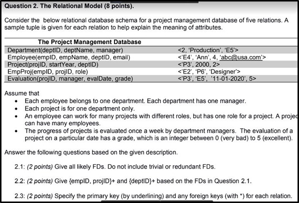 sql homework help sample question