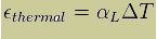 thermal expansion syntax