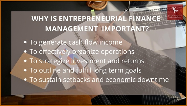 why is entrepreneurial finance management important