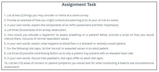 Assignment Task