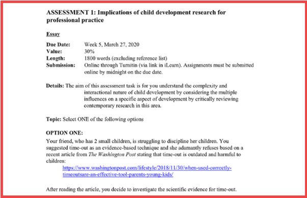 Child Psychology Assignment Help