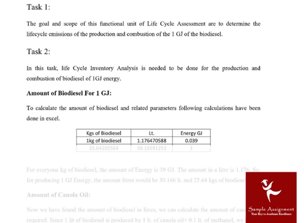 Life Cycle Management task