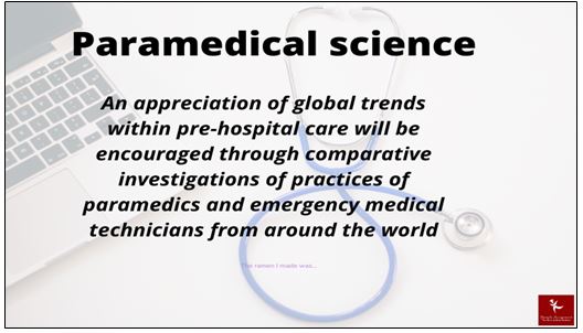 Paramedical Science Assignment Help