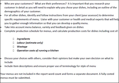 SITHKOP004 sample assessment task 2