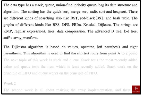 data structure dissertation help answer