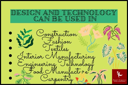 design and technology can be used in