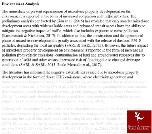 environmental science assignment sample