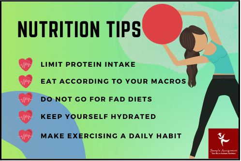 exercise nutrition assignment