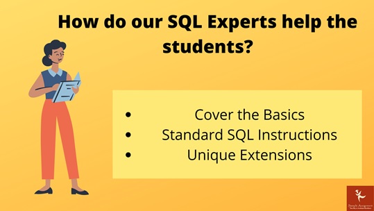 how do our sql experts help the students