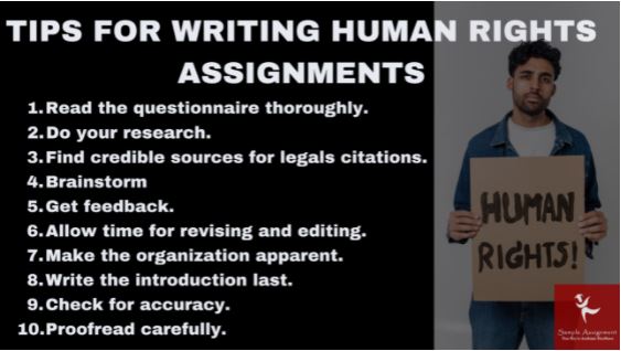 human rights assignment online