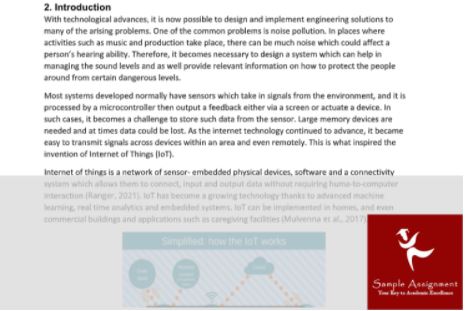 iot assignment sample online