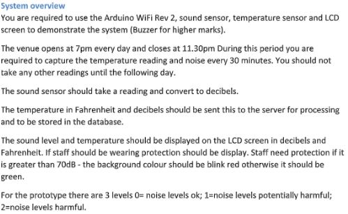 iot assignment sample