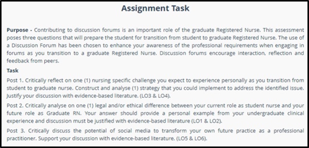 nrsg367 transition to professional nursing assignment sample task 2