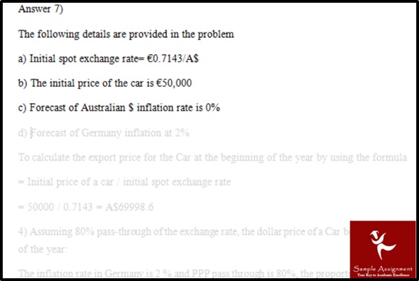 online international management assignment sample answer