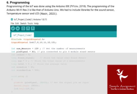 online iot assignment sample