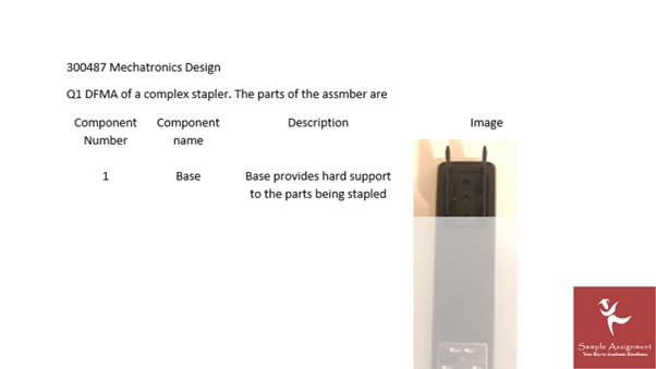 online mechatronics design assignment sample services