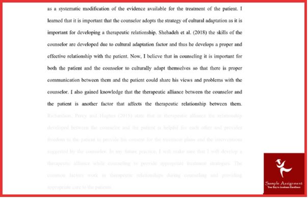 psychology assignment sample solution