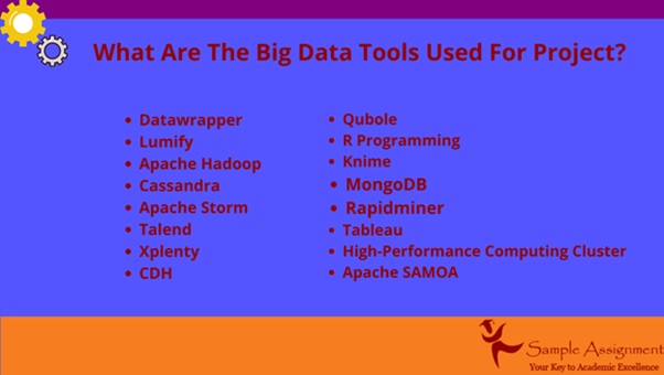 what are the big data tools used for project