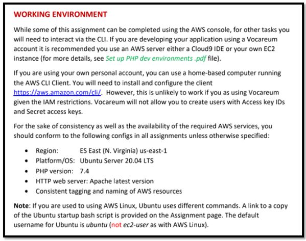 COS80011 cloud native application architecture working environment