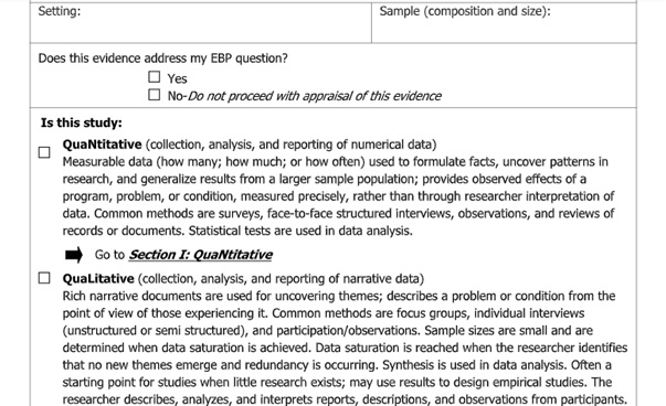 Johns Hopkins Nursing report type