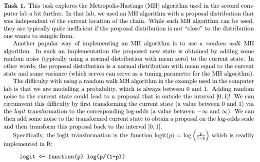 STAT3405 metropolis hastings algorithm assessment answer sample