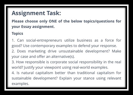 argumentative essay conclusion sample assignment task