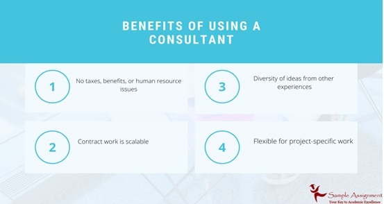 benefits of using consultant