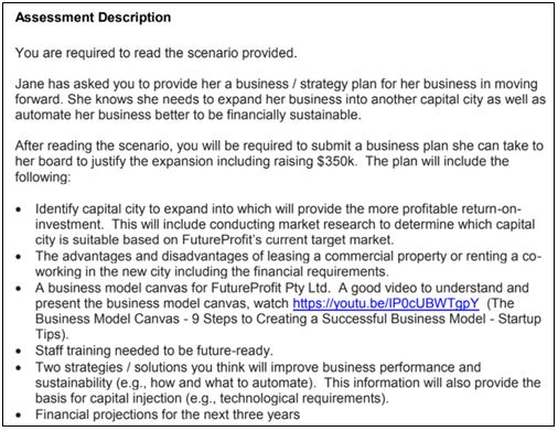 business administration assignment help assessment