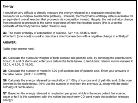 chemistry assignment with solution