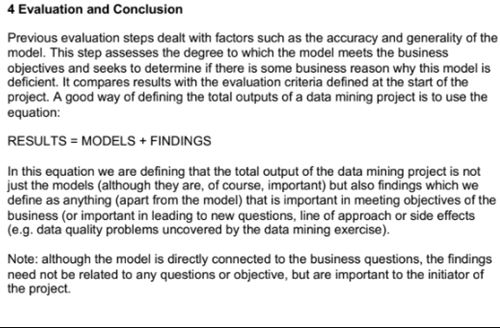 data mining assignment help sample evaluation