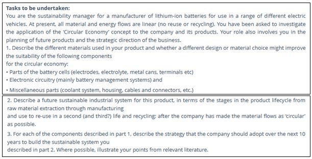 energy and material homework help task