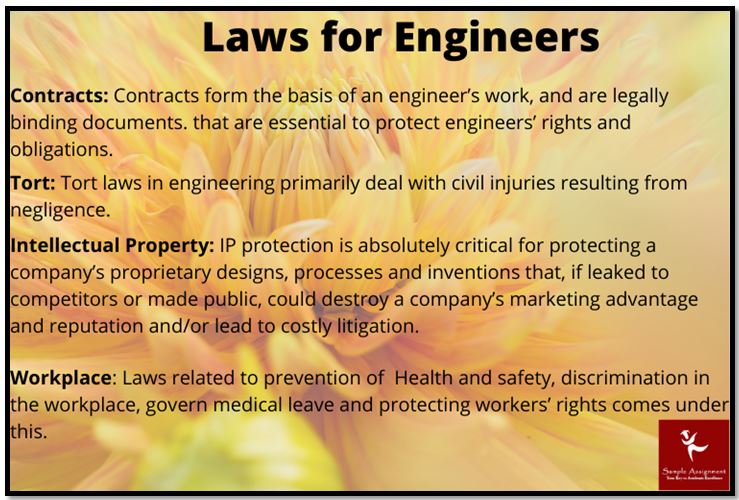 engineering law assignment help