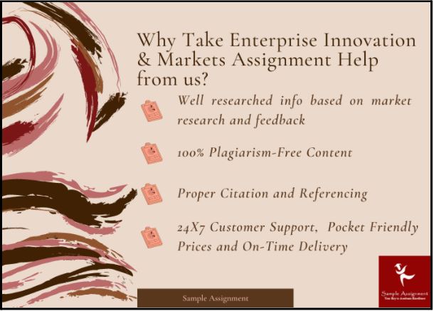 enterprise innovation and markets assignment