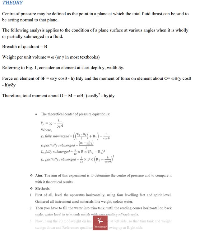 environmental fluid mechanics assignment task