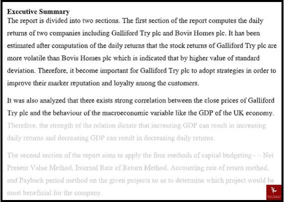 estate management assignment solution