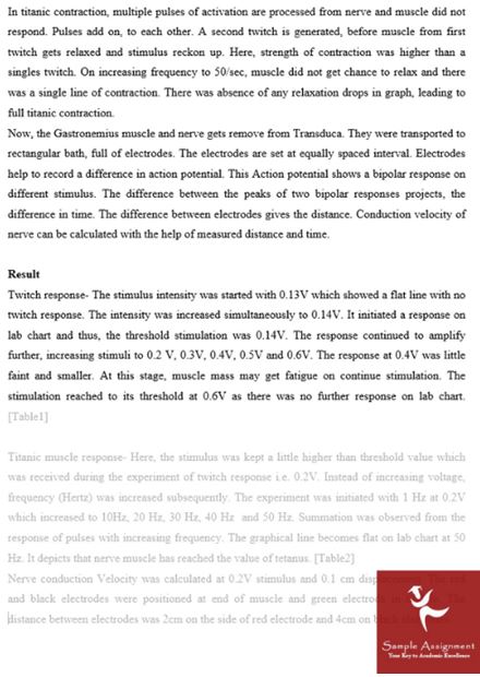 neurophysiology homework help method