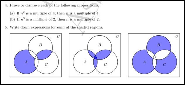 online discrete mathematics assignment sample