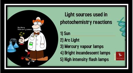 photochemistry assignment help light source