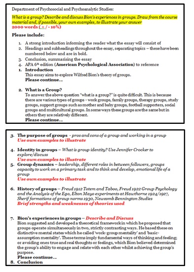 psychosocial factors of workplace mental health assignment sample