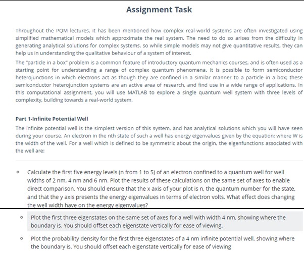 quantum mechanics homework help assignment sample