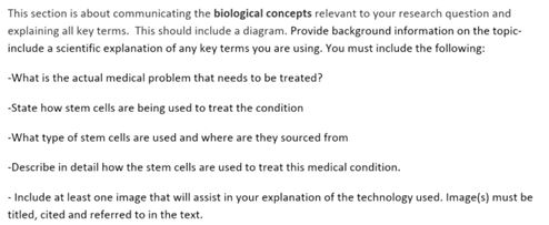 stem cell therapy assignments help