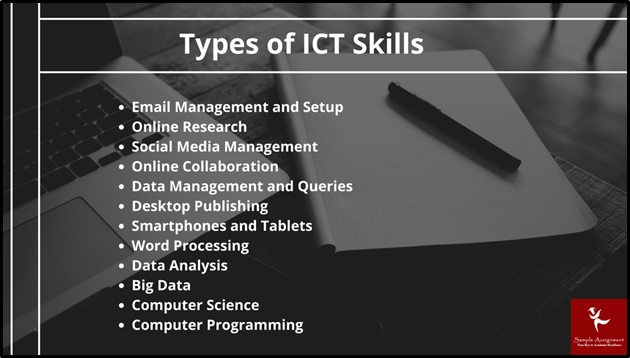 type of ict skill