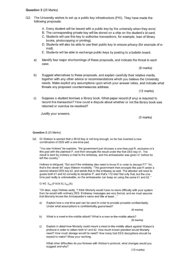 7COM1027 distributed systems security assessment question answers