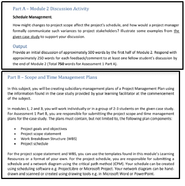 PROJ 6002 project planning and budgeting assessment answer assignment