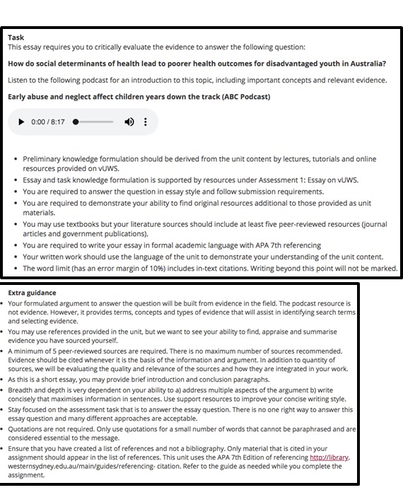 400870 population health and society assessment answer sample assignment