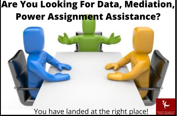 Data Mediation Power assignment help