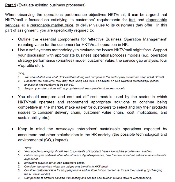 bus057 business process and systems assessment answer sample assignment part1