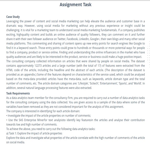 bus5ca customer analytics and social media assessment answer assignment sample